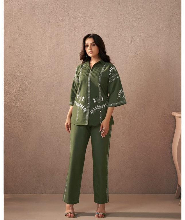 Cotton Top with Embroidery Work