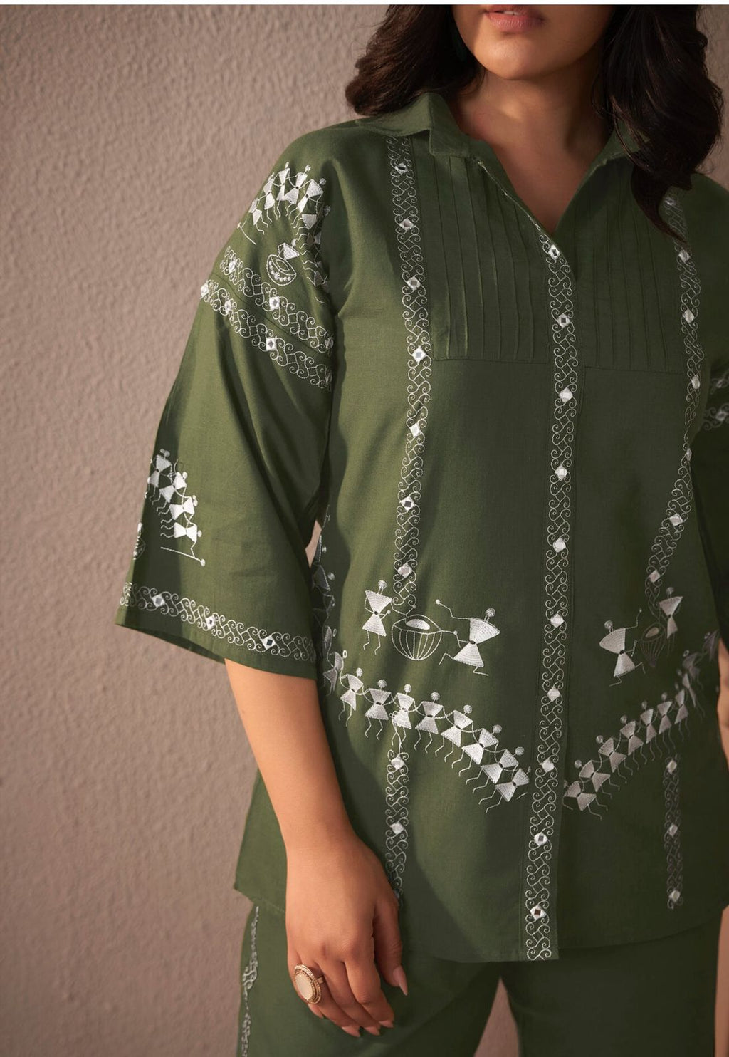 Cotton Top with Embroidery Work